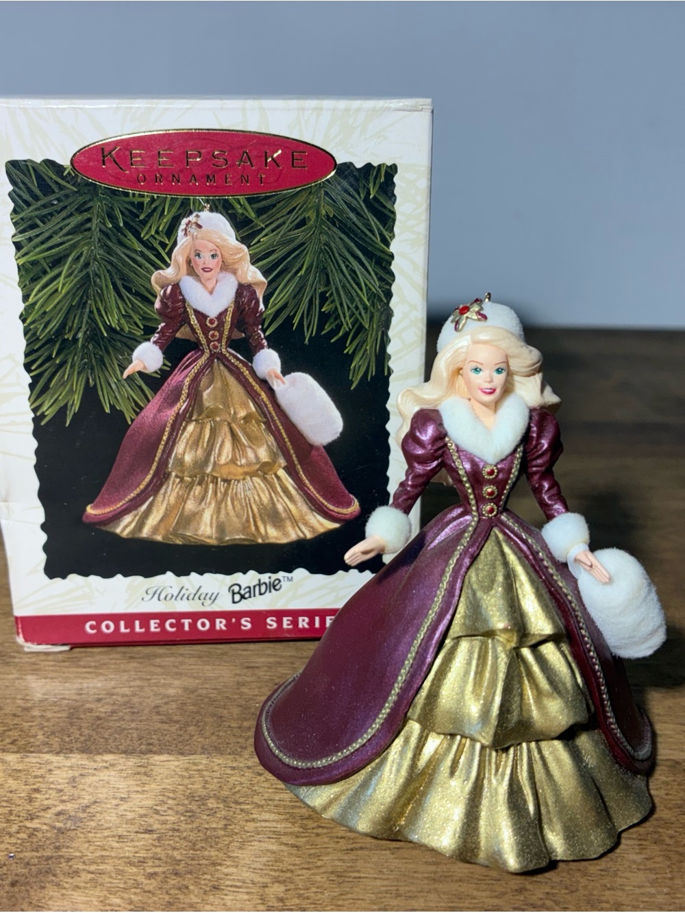 Hallmark Keepsake Holiday Barbie Collector's Series Dated 1996 Ornament QXI5371